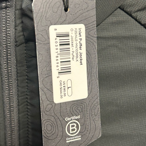 Jetty Black Inlet Puffer Jacket - Picture 4 of 4